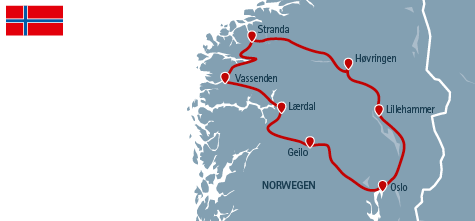Autoreise - Von Hütte zu Hütte - Norway ProTravel