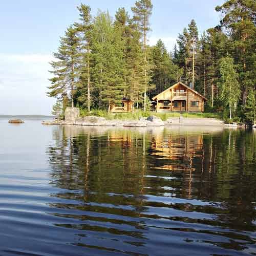 Landschaft in Finnland