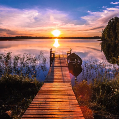 Sonnenuntergang am See Sonnenuntergang am See