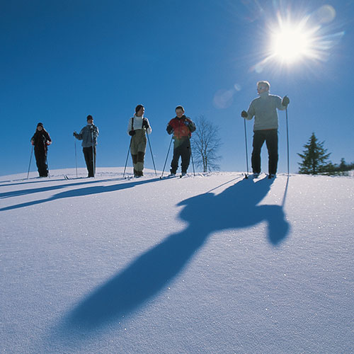 Skifahrer in Gålå Gudbrandsdalen © Terje Rakke VisitNorway.com
