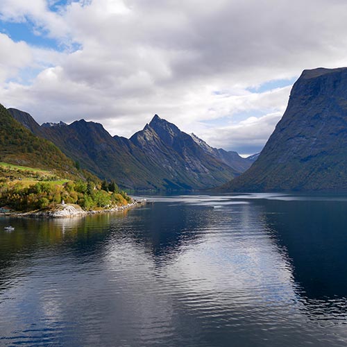 Fjord in Norwegen