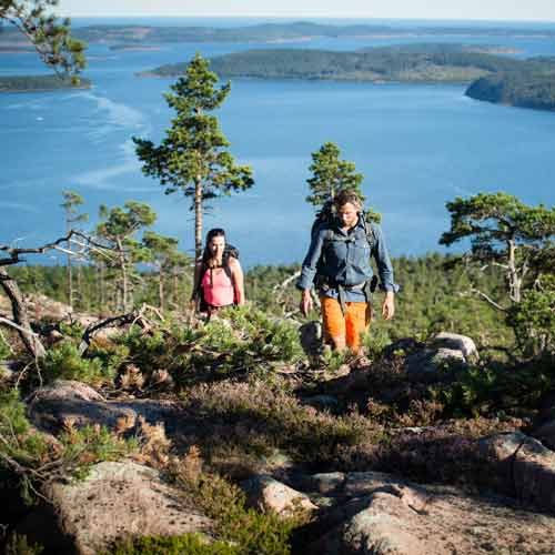 Wanderer in Schweden