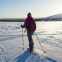 Schneeshuhwanderung © Visit Finland
