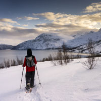 Schneeschuhwanderung © Arctic Panorama Lodge