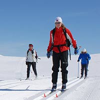Skilanglauf in Skeikampen Lillehammer