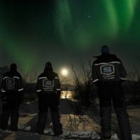 Schneeschuhwanderung unter Nordlichtern © Arctic Panorama Lodge